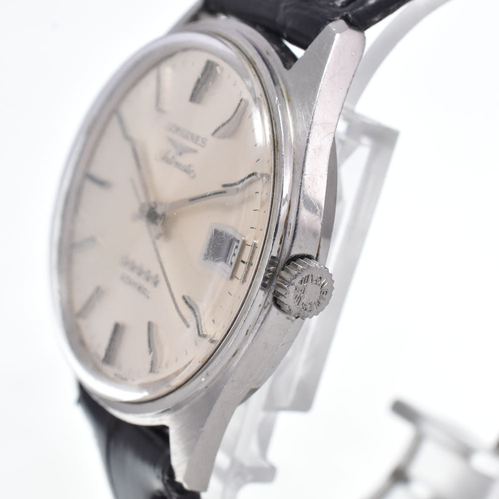 LONGINES Admiral 5 Star vintage Date Cal.505 Silver Dial Automatic Men's
 Watch N#148622