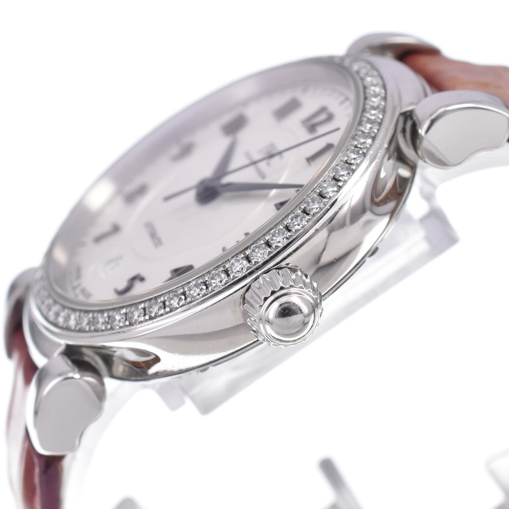 with paper IWC SCHAFFHAUSEN Da Vinci IW458308 Diamond Bezel Silver Dial Automatic Men's
 Watch N#148624