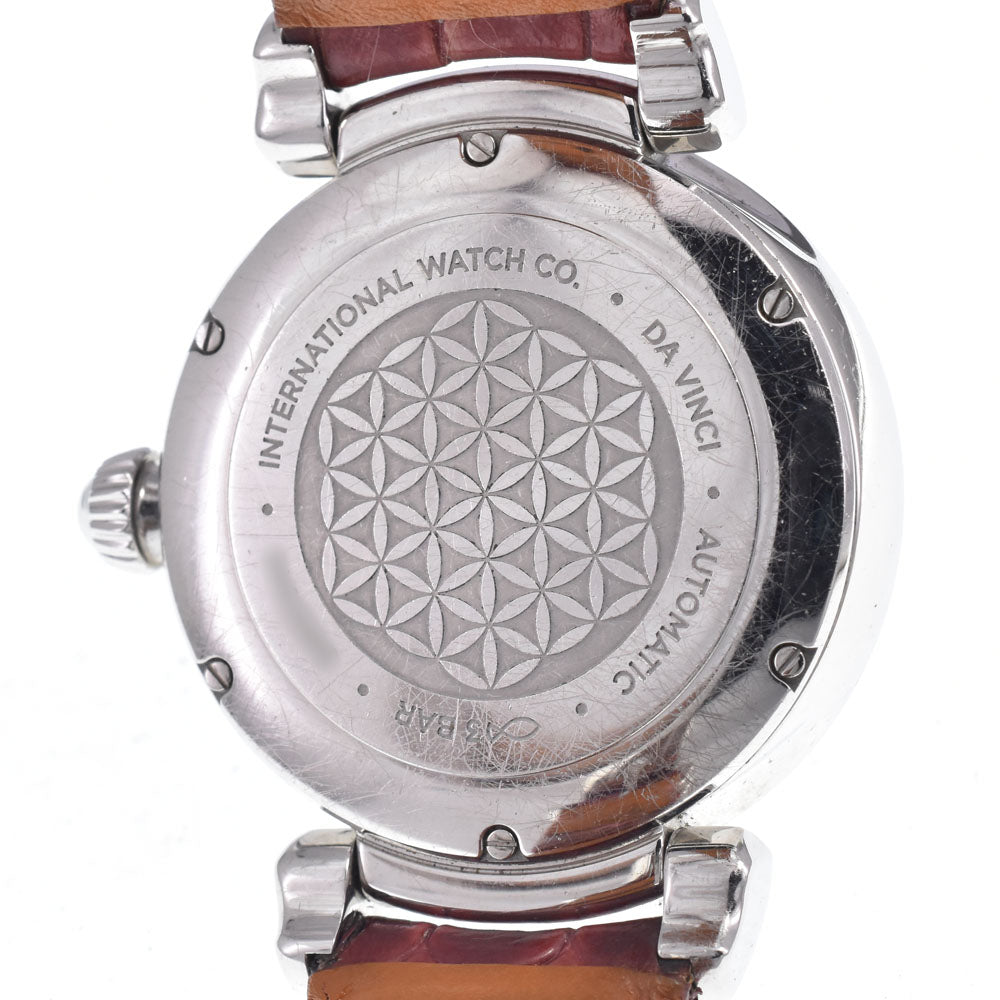 with paper IWC SCHAFFHAUSEN Da Vinci IW458308 Diamond Bezel Silver Dial Automatic Men's
 Watch N#148624