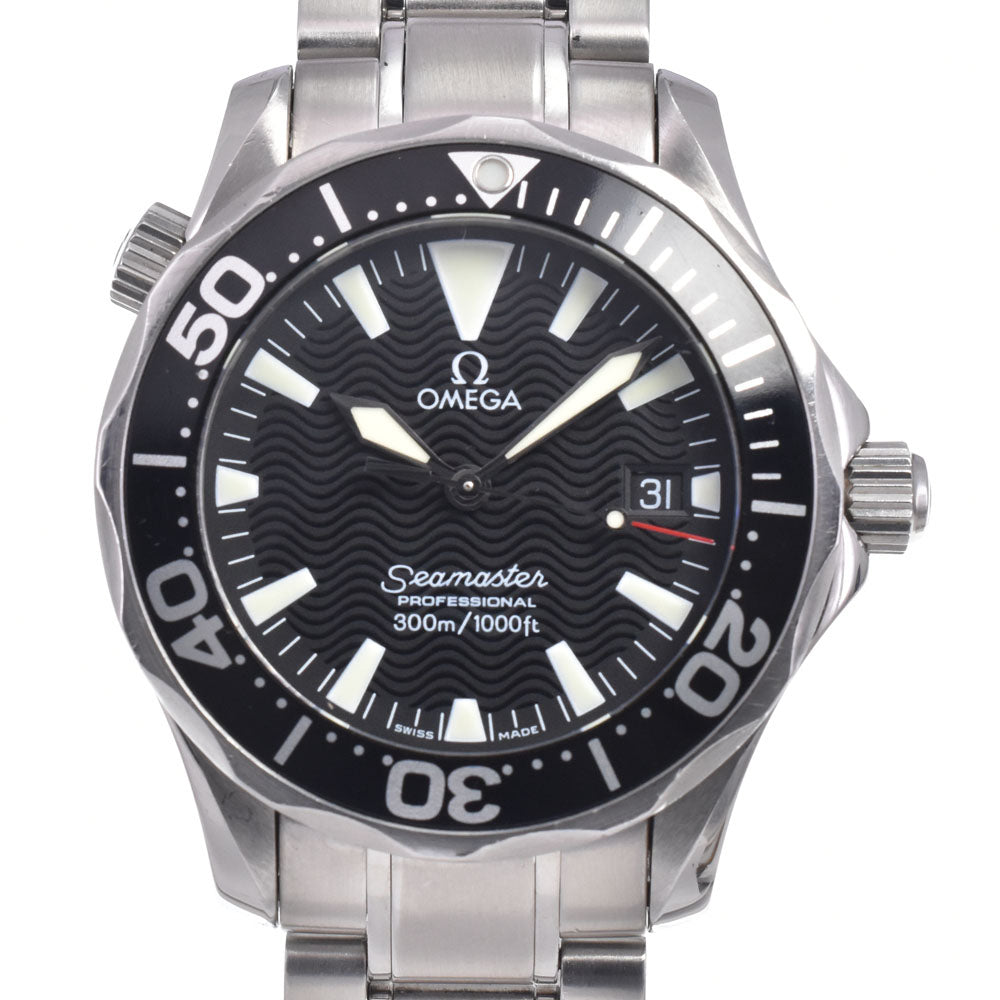OMEGA Seamaster Professional 300m 2561.80 Date Navy Dial Quartz Boy's
 Watch O#148626