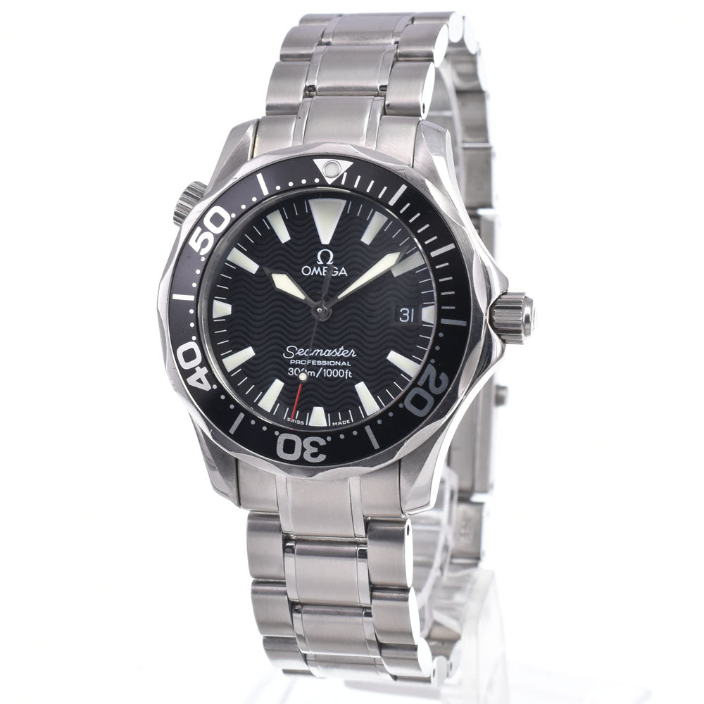 OMEGA Seamaster Professional 300m 2561.80 Date Navy Dial Quartz Boy's
 Watch O#148626