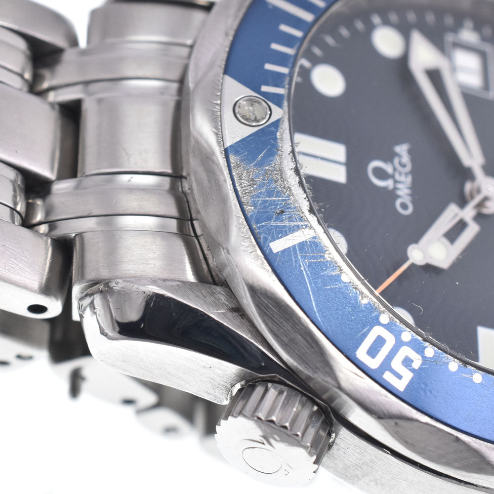 OMEGA Seamaster Professional 300m 2561.80 Date Navy Dial Quartz Boy's
 Watch O#148626