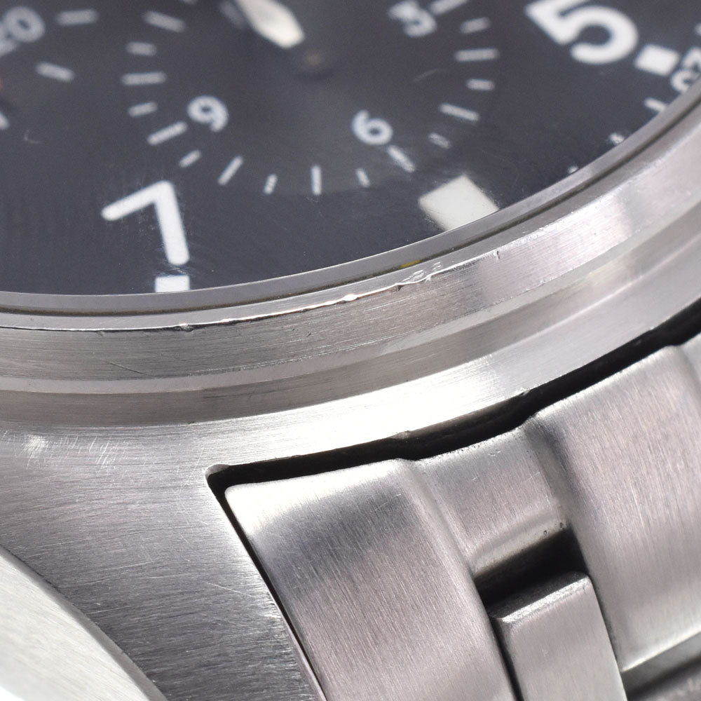 IWC SCHAFFHAUSEN Pilot watch IW377704 Chronograph day date black Dial Automatic Men's
 Watch O#148628