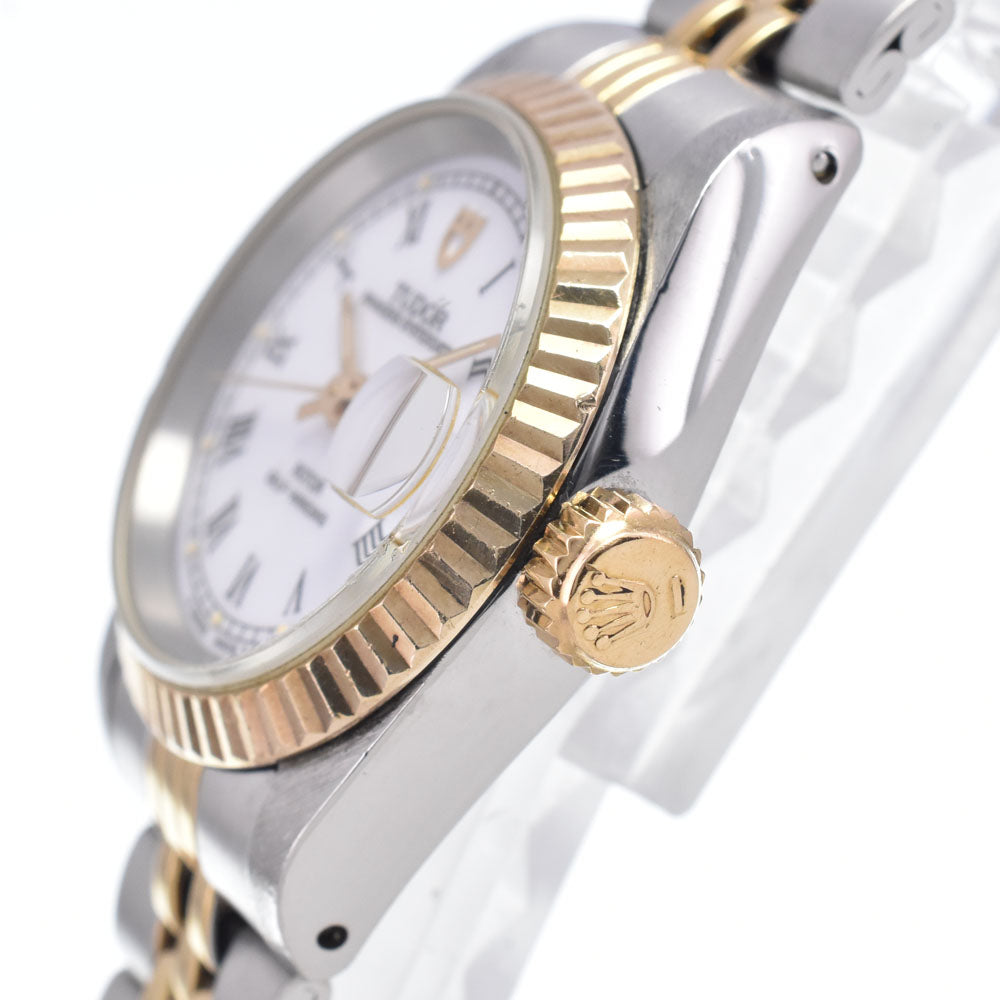 with paper TUDOR Oyster Princess Date 92413 white Dial Automatic Ladies
 Watch N#148630