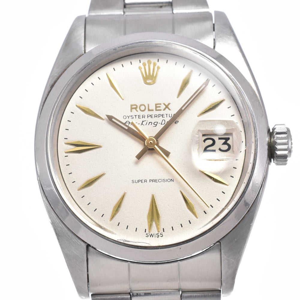 ROLEX Air King Oyster Perpetual 5700 vintage Cal.1530 Silver Dial Automatic Men's
 Watch O#148632