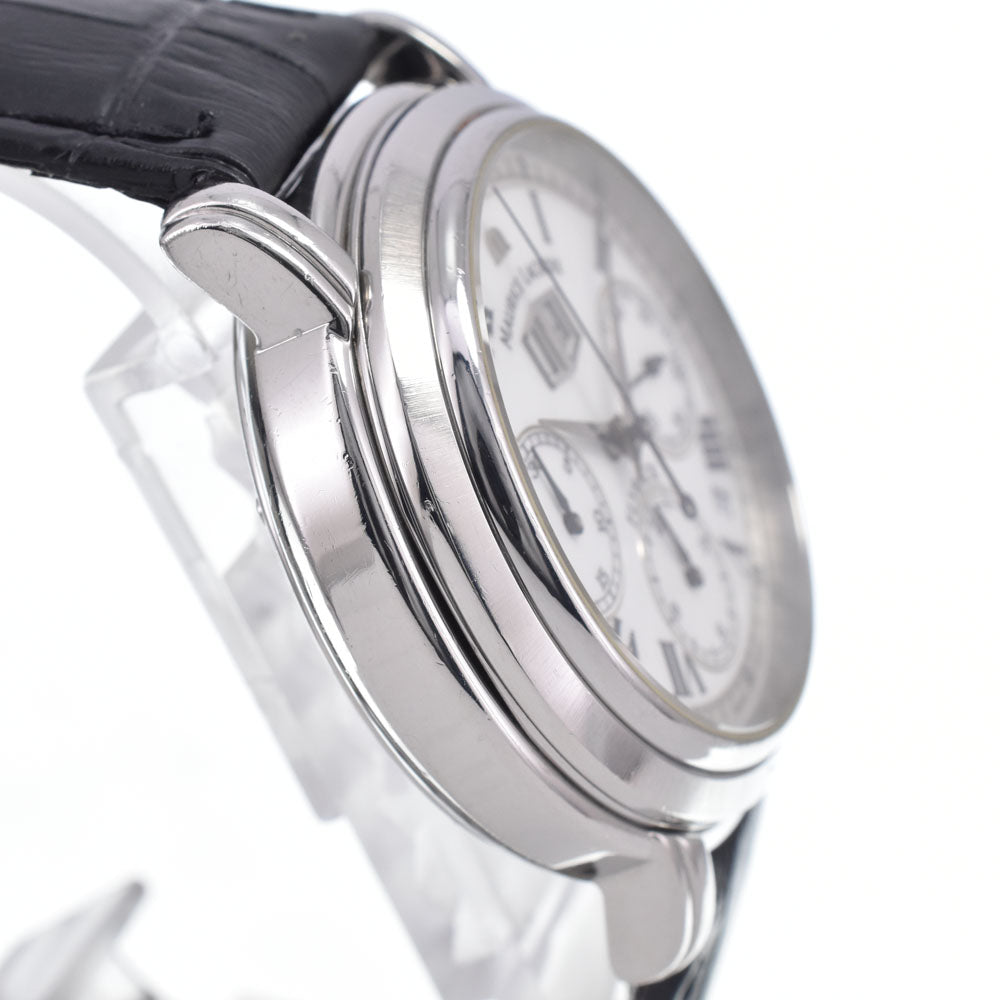 MAURICE LACROIX Masterpiece flyback 15827 see-through back white Dial Automatic Men's
 Watch N#148635