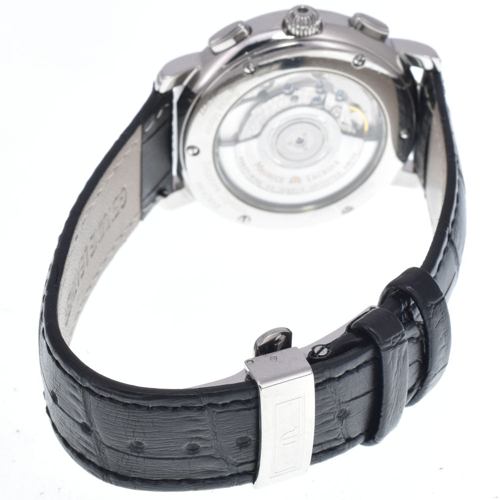 MAURICE LACROIX Masterpiece flyback 15827 see-through back white Dial Automatic Men's
 Watch N#148635