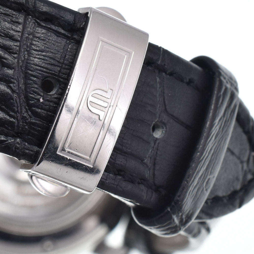 MAURICE LACROIX Masterpiece flyback 15827 see-through back white Dial Automatic Men's
 Watch N#148635