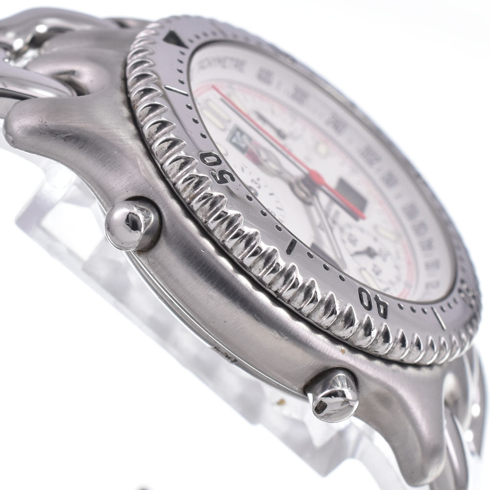 TAG HEUER S/el CG1111-0 Chronograph white Dial Quartz Men's
 Watch P#148637