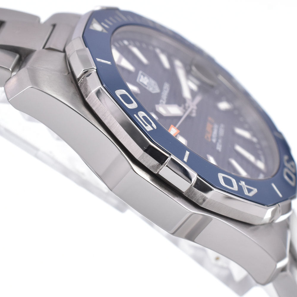 with paper TAG HEUER Aqua Racer Caliber 5 WAY211C.BA0928 blue Dial Automatic Men's
 Watch N#148638