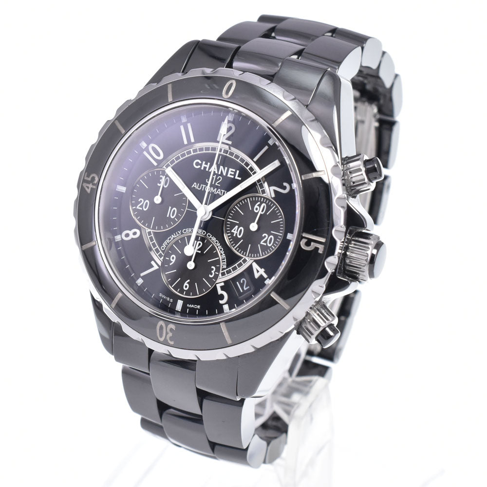CHANEL J12 H0940 Ceramic chronograph black Dial Automatic Men's
 Watch N#148639