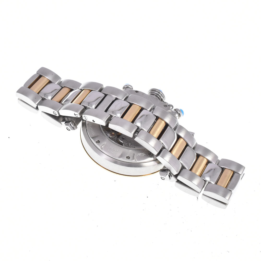 CARTIER Pasha W31036T6 Stainless Steel/K18YG Silver Dial Automatic Men's
 Watch O#148640