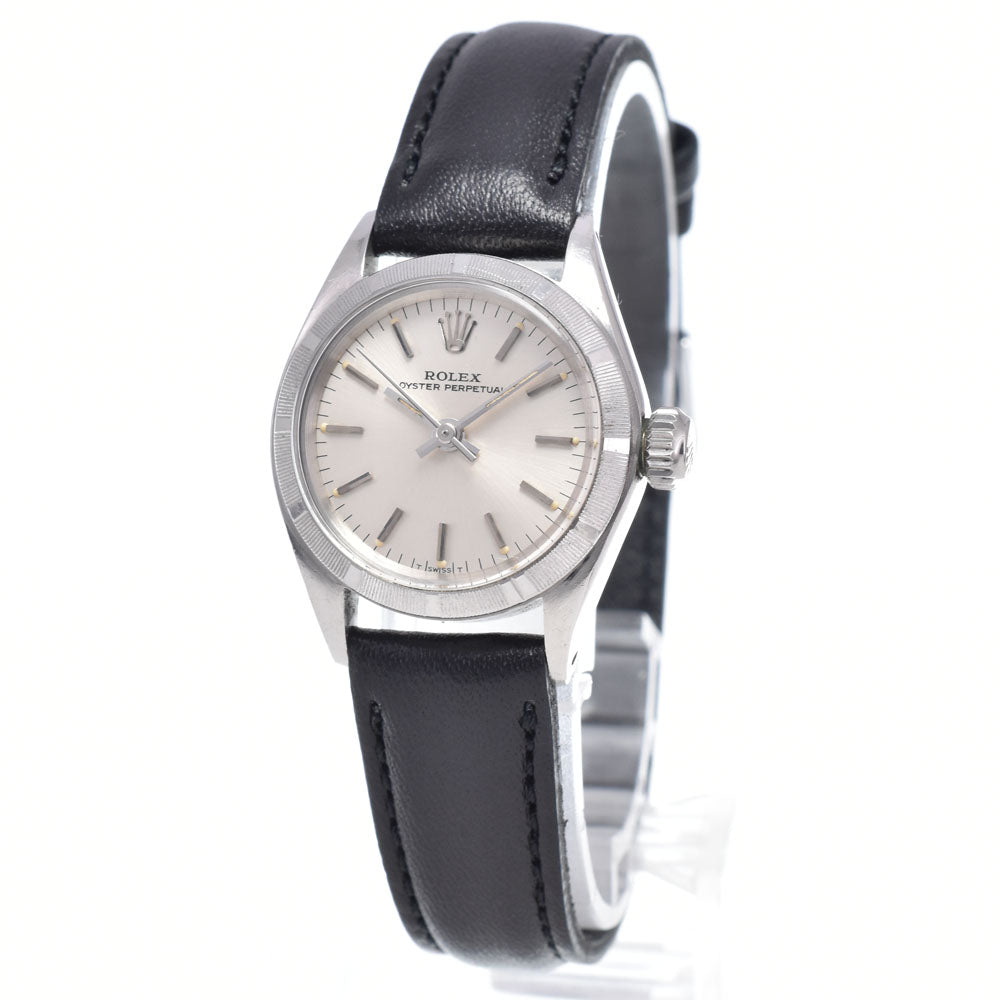ROLEX Oyster perpetual 6623 vintage Cal.1161 Silver Dial Automatic Ladies
 Watch O#148644