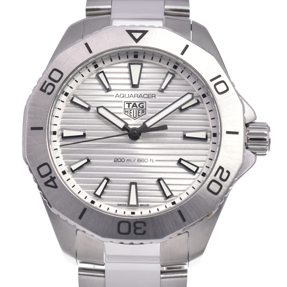 with paper TAG HEUER Aqua Racer Professional 200 WBP1111 Silver Dial Quartz Men's
 Watch O#148646