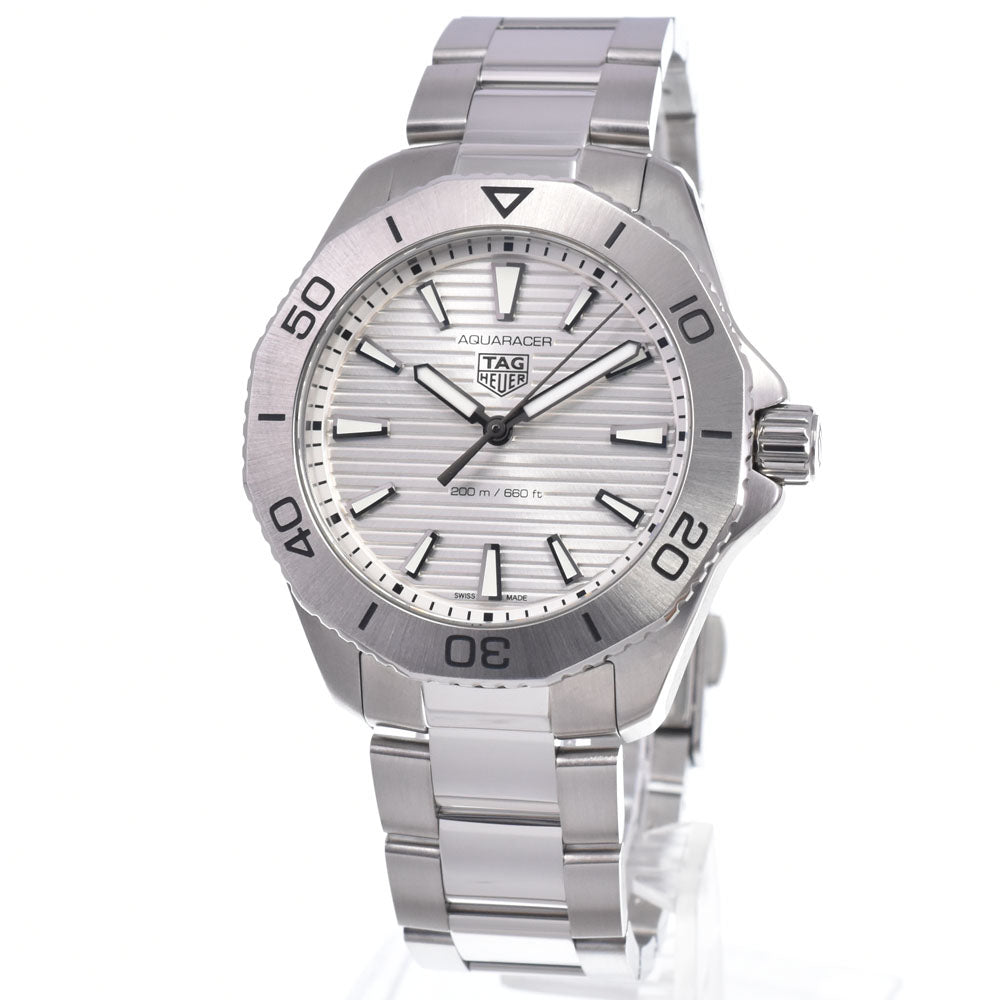 with paper TAG HEUER Aqua Racer Professional 200 WBP1111 Silver Dial Quartz Men's
 Watch O#148646