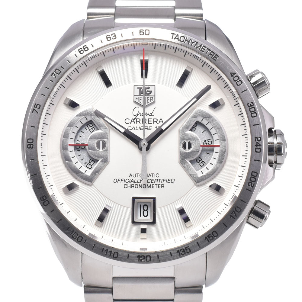 TAG HEUER Grand Carrera CAV511B Caliber 17 Silver Dial Automatic Men's
 Watch P#148647