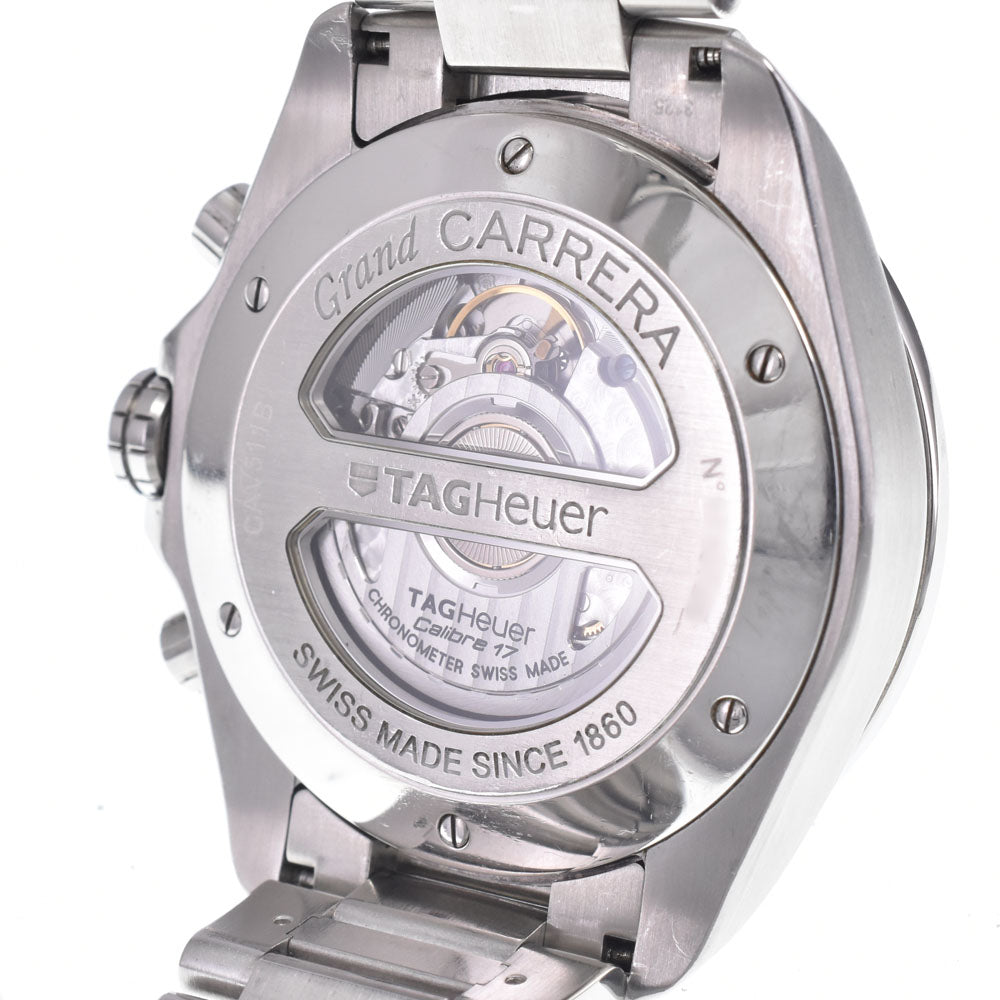 TAG HEUER Grand Carrera CAV511B Caliber 17 Silver Dial Automatic Men's
 Watch P#148647