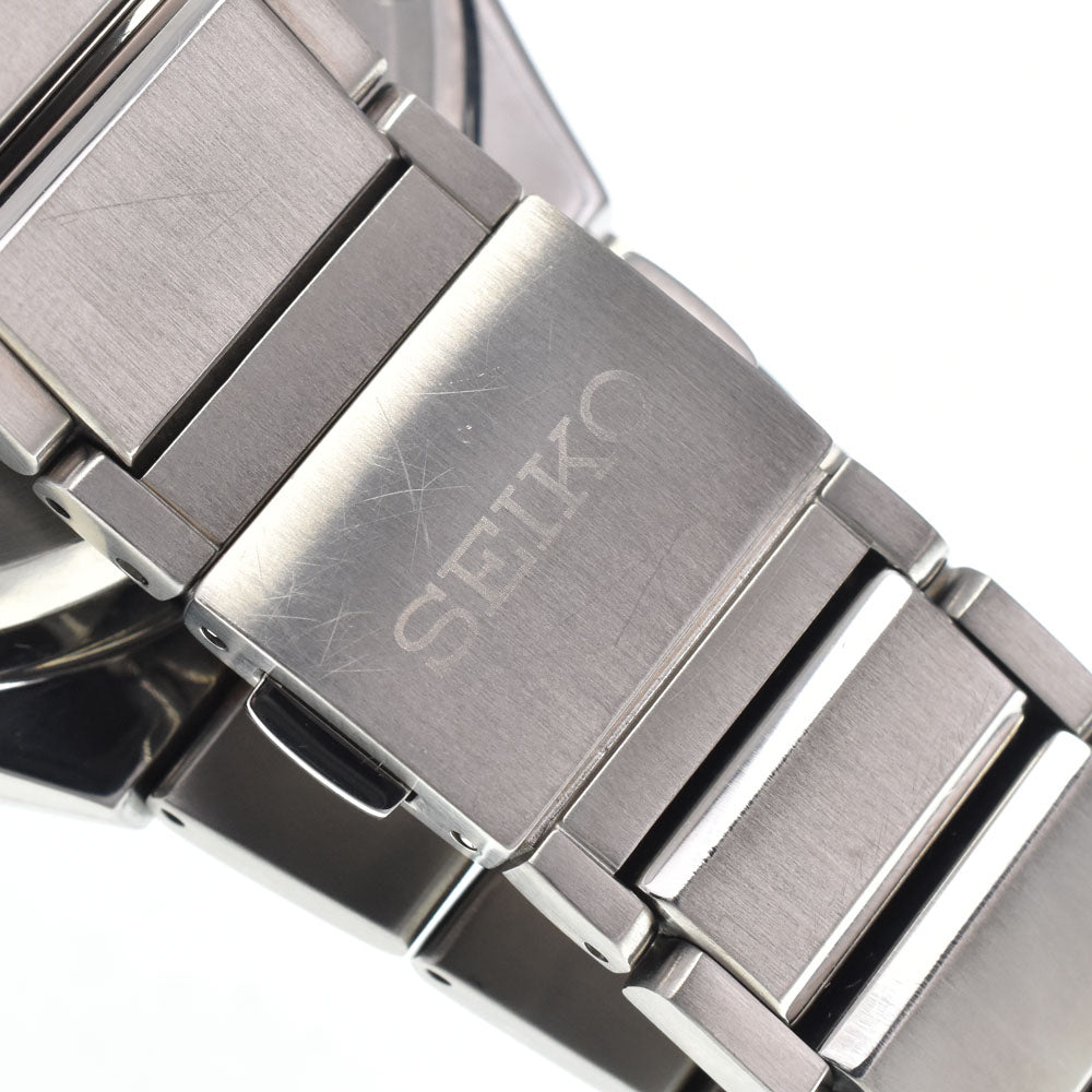 with paper SEIKO Astron SBXB123/8X53-0AV0 Titanium / ceramic black Dial GPS Solar Men's
 Watch M#148653