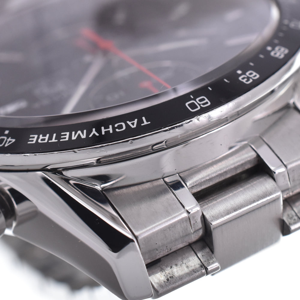 with paper TAG HEUER Carrera CV2014 Tachymeter black Dial Automatic Men's
 Watch N#148656