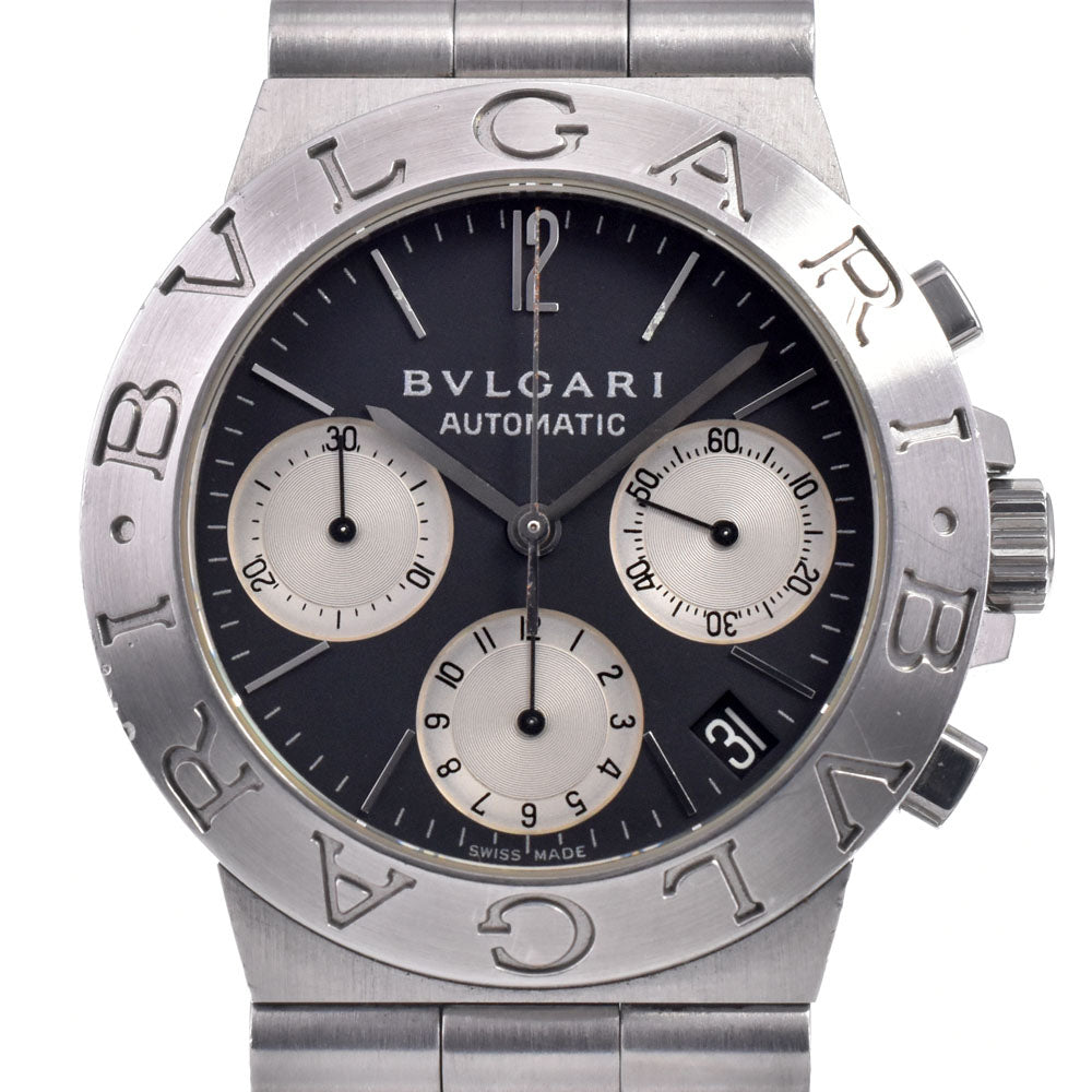 BVLGARI Diagono Sports CH35S AUTO Chronograph black Dial Automatic Men's
 Watch N#148659