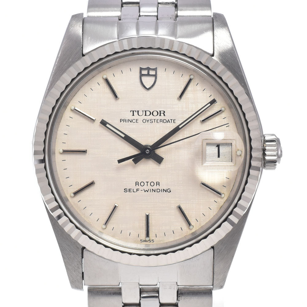 TUDOR Prince Oyster Date 75204 WG bezel Silver Dial Automatic Men's
 Watch N#148662