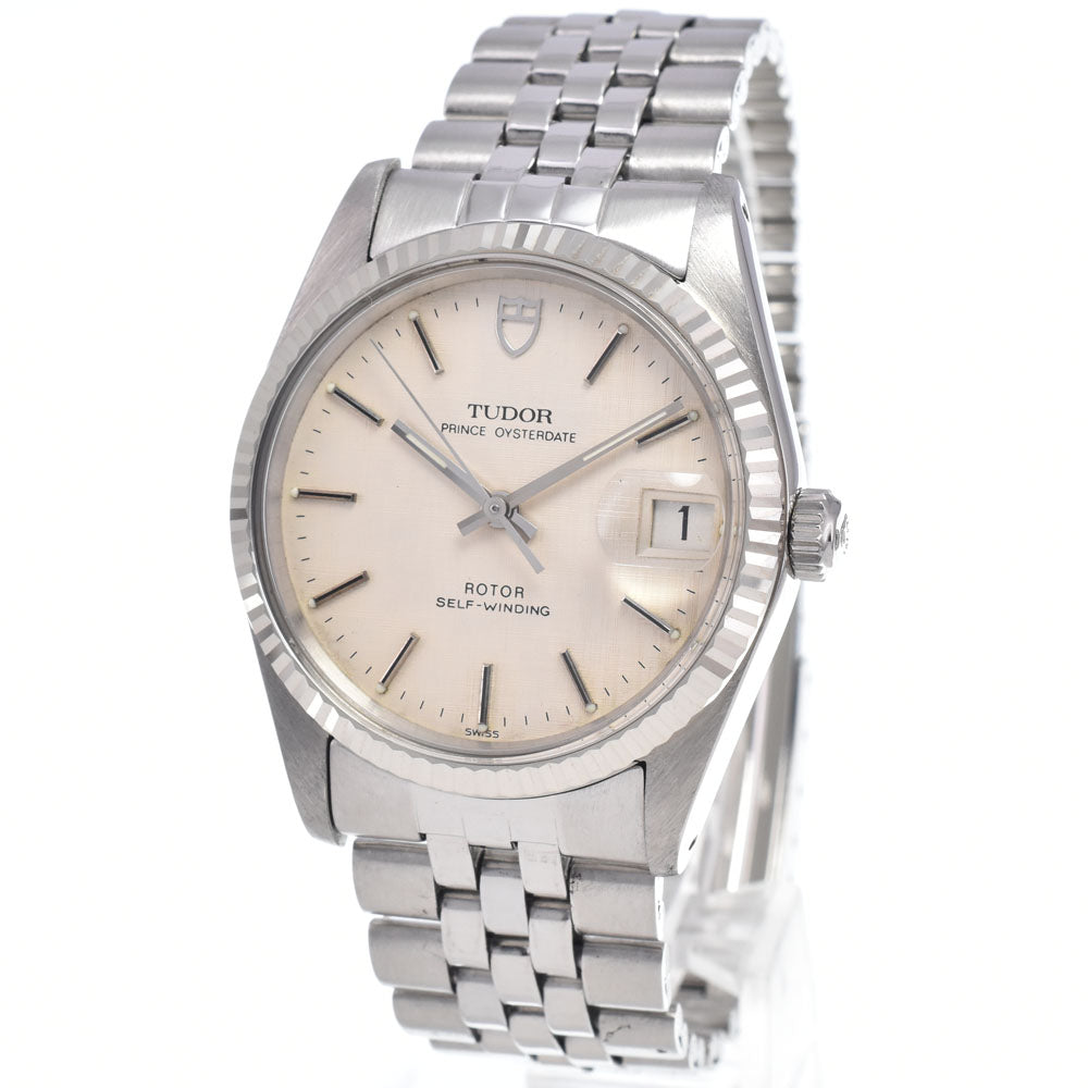 TUDOR Prince Oyster Date 75204 WG bezel Silver Dial Automatic Men's
 Watch N#148662