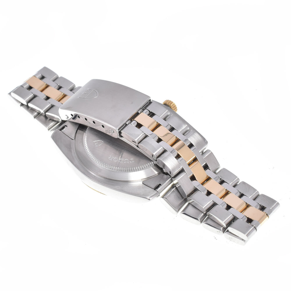 TUDOR Classic Date 21013 Stainless Steel/Yellow Gold 10P Diamonds gold Dial Automatic Men's
 Watch N#148665