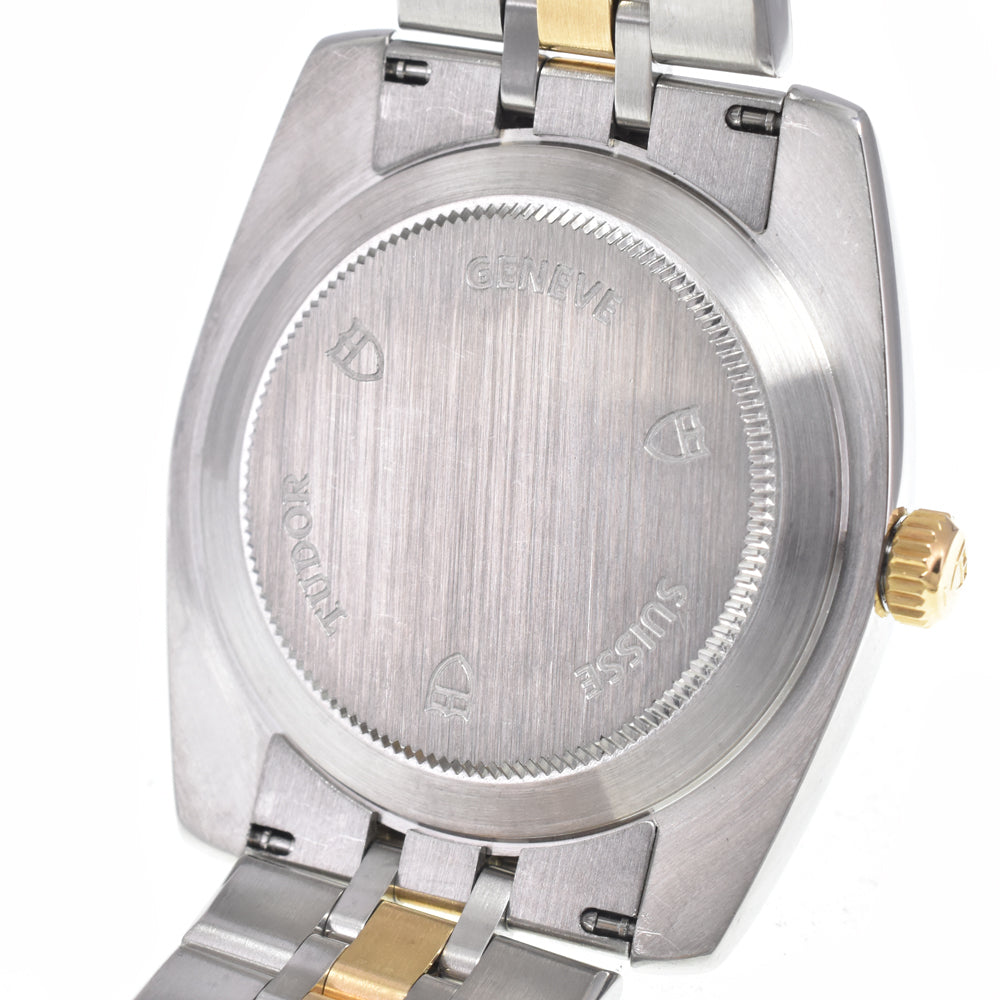 TUDOR Classic Date 21013 Stainless Steel/Yellow Gold 10P Diamonds gold Dial Automatic Men's
 Watch N#148665