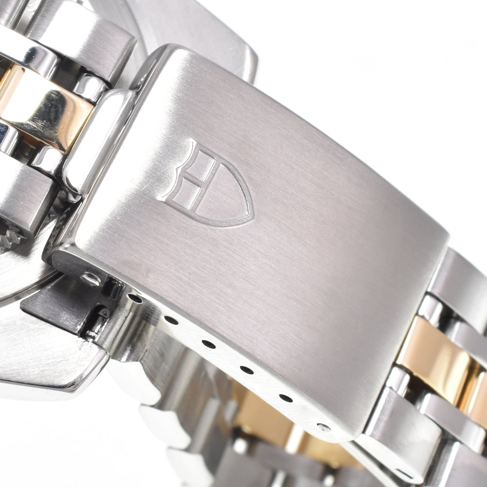 TUDOR Classic Date 21013 Stainless Steel/Yellow Gold 10P Diamonds gold Dial Automatic Men's
 Watch N#148665
