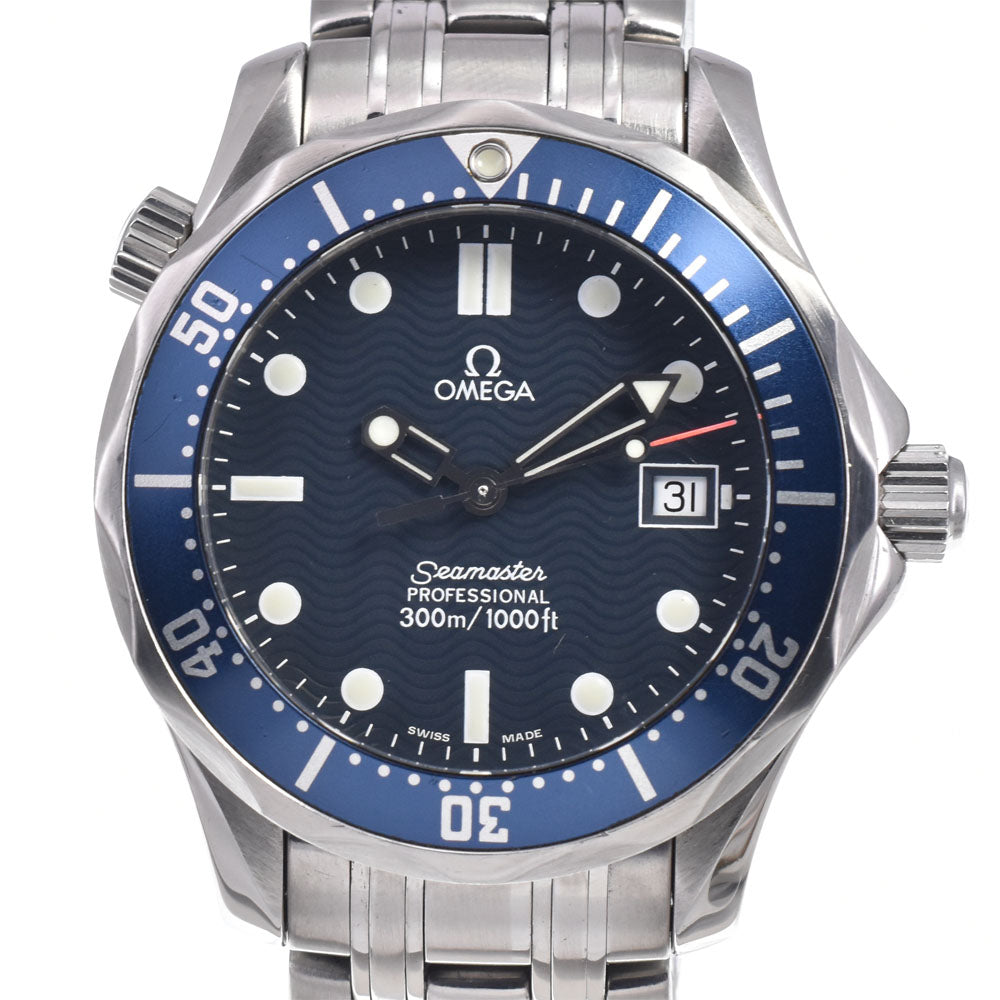 OMEGA Seamaster Professional 300m 2561.80 Date blue Dial Quartz Boy's
 Watch O#148668