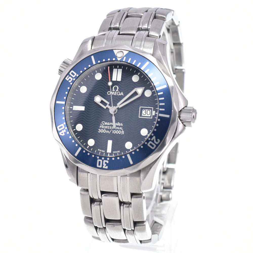 OMEGA Seamaster Professional 300m 2561.80 Date blue Dial Quartz Boy's
 Watch O#148668