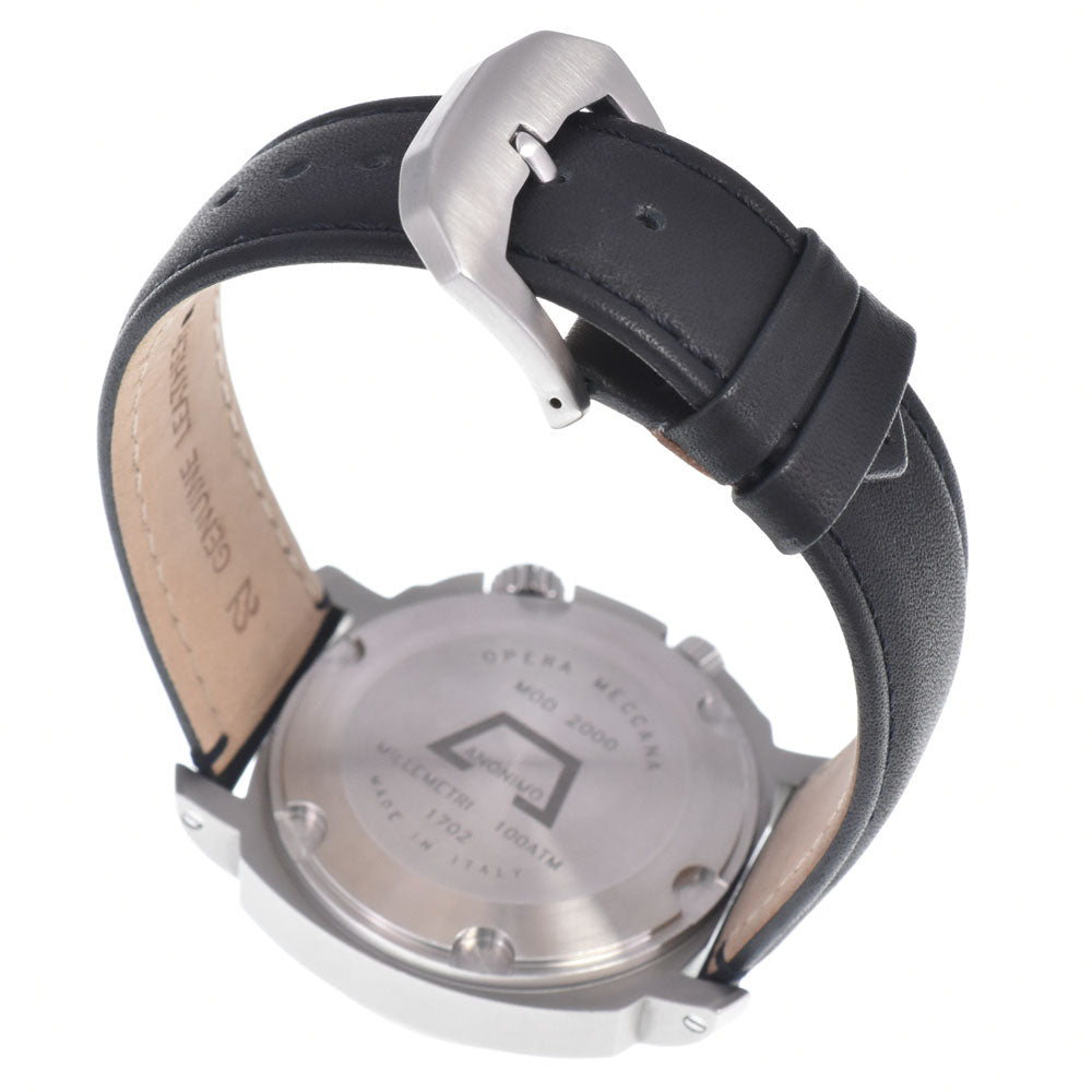 with paper ANONIMO Millemetry MOD.2000 Date black Dial Automatic Men's
 Watch N#148669