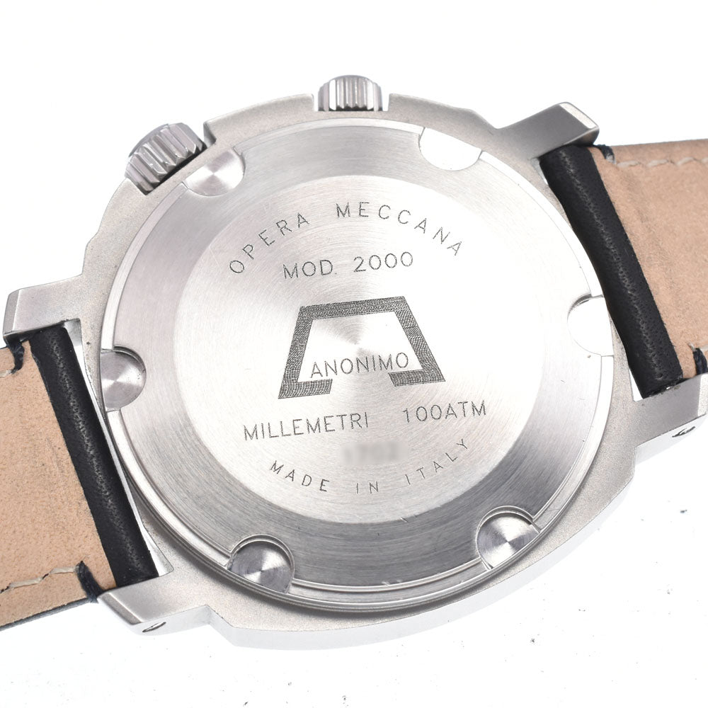 with paper ANONIMO Millemetry MOD.2000 Date black Dial Automatic Men's
 Watch N#148669