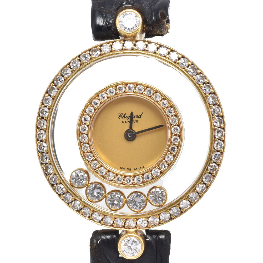 Chopard Happy diamond 20/3957 5P diamond gold Dial Quartz Ladies
 Watch N#148675
