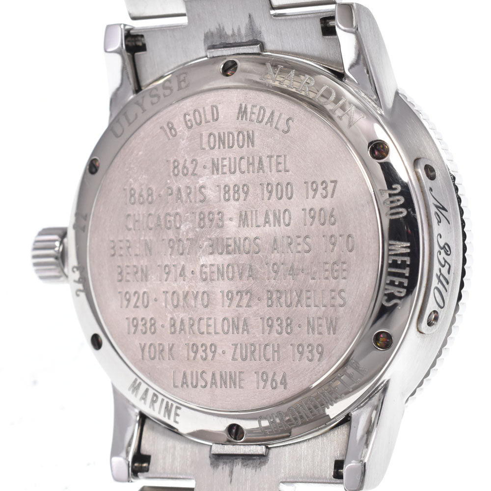 with paper Ulysse Nardin Marine Chronometer 1846 263-22M7/40GR white Dial Automatic Men's
 Watch O#148679