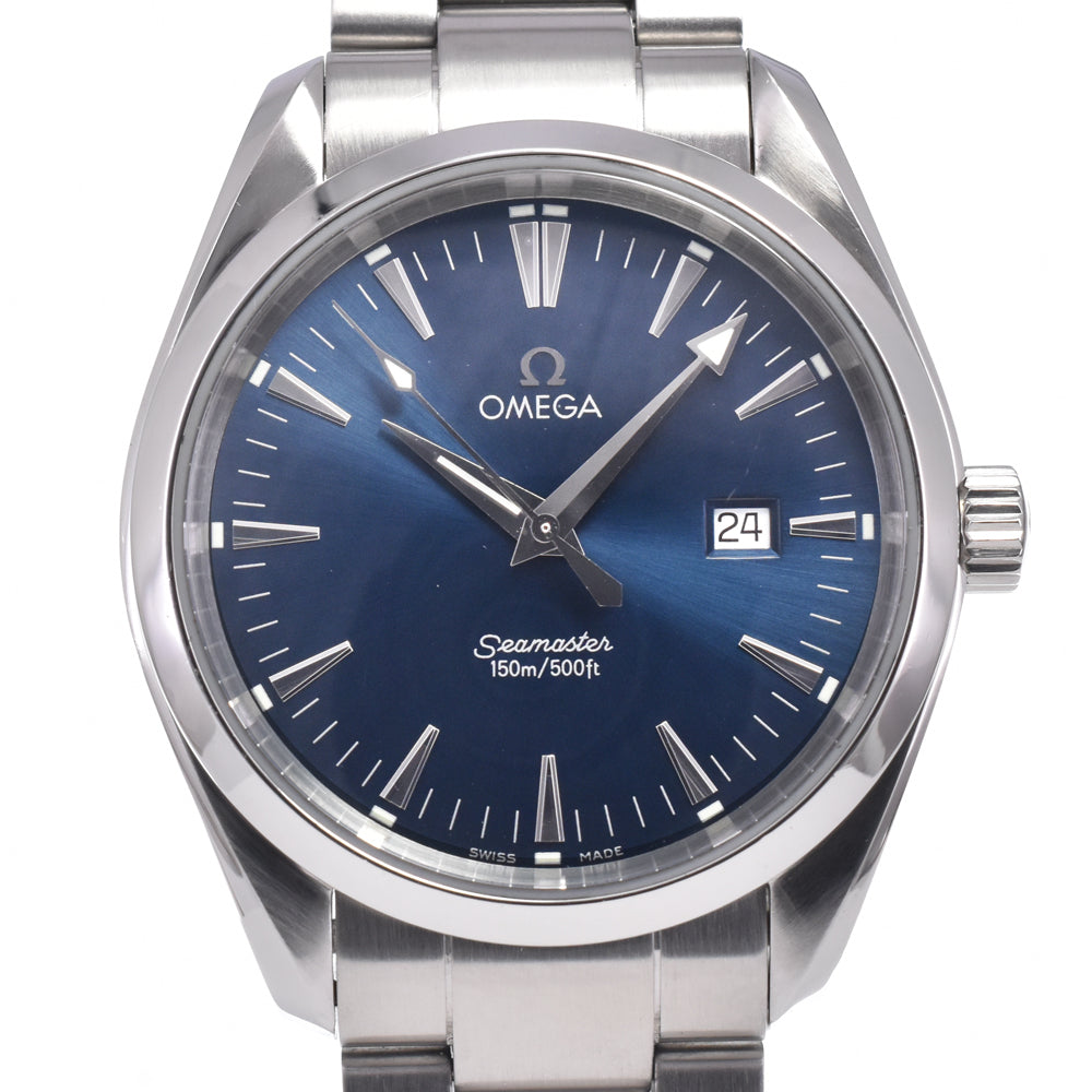 with paper OMEGA Seamaster Aqua Terra 2517.80 Date blue Dial Quartz Men's
 Watch N#148680