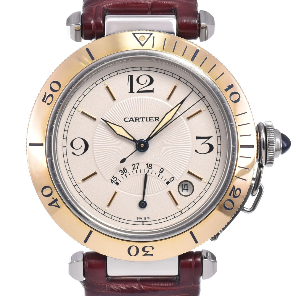 with paper CARTIER Pasha 38mm Date Silver Dial Automatic Men's
 Watch N#148681