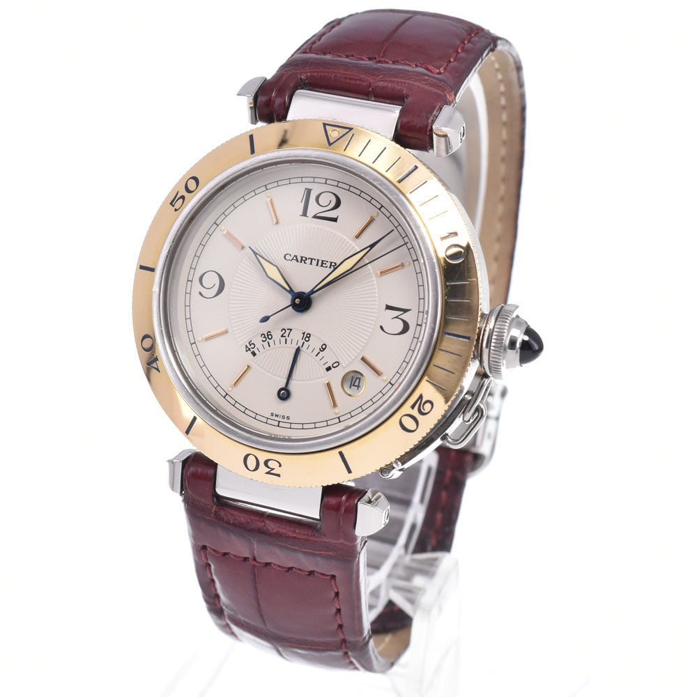 with paper CARTIER Pasha 38mm Date Silver Dial Automatic Men's
 Watch N#148681