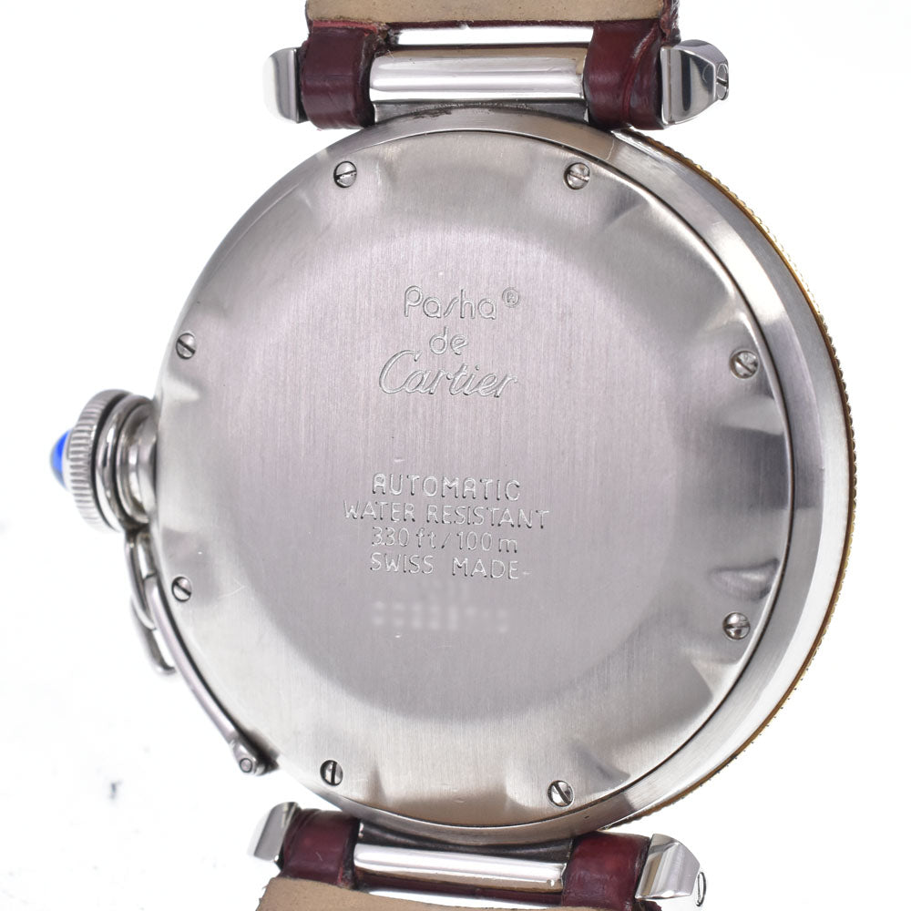 with paper CARTIER Pasha 38mm Date Silver Dial Automatic Men's
 Watch N#148681