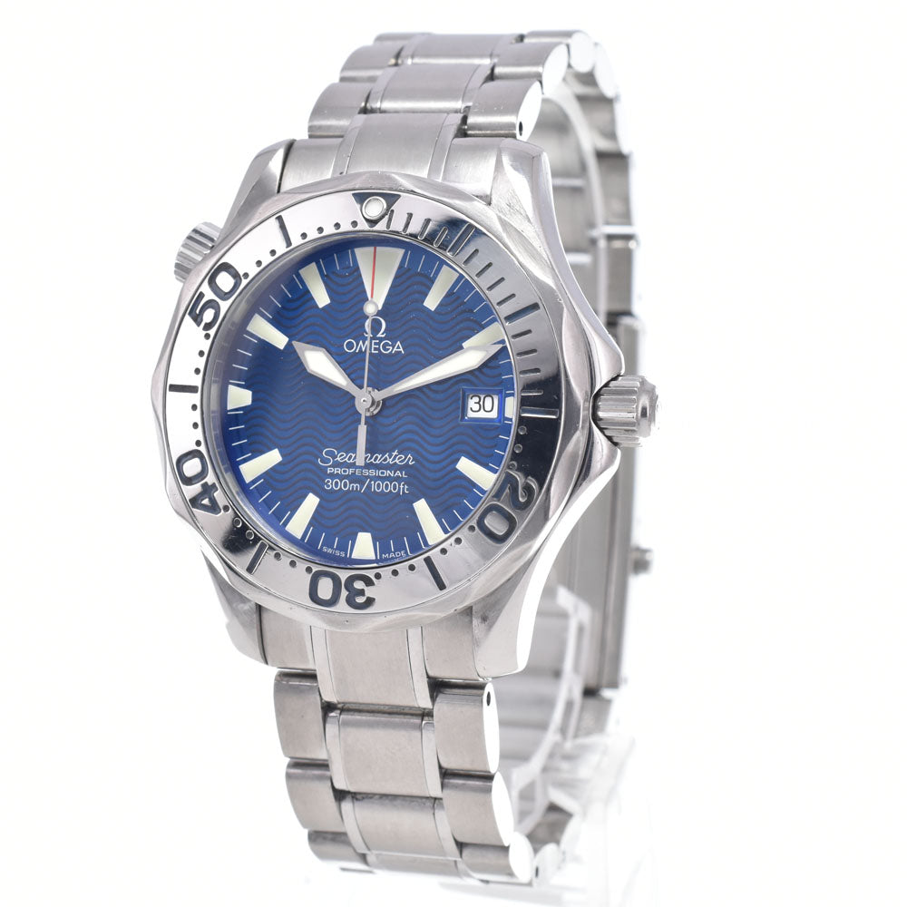 OMEGA Seamaster Professional 300M 2263.80 Date blue Dial Quartz Boy's
 Watch O#148683