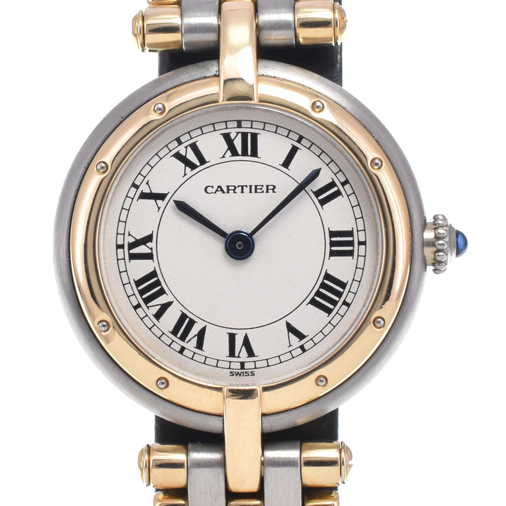 CARTIER PANTHERE Vendome SM 3 Row 84084244 Ivory Dial Quartz Ladies
 Watch O#148684