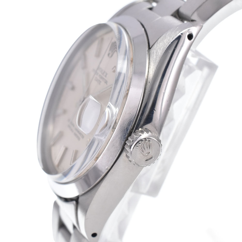 ROLEX Oyster perpetual date 1500 vintage Cal.1570 Silver Dial Automatic Men's
 Watch N#148689