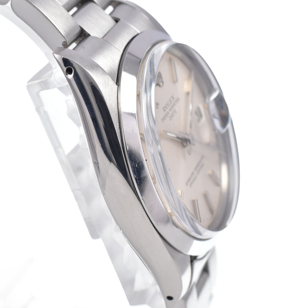 ROLEX Oyster perpetual date 1500 vintage Cal.1570 Silver Dial Automatic Men's
 Watch N#148689