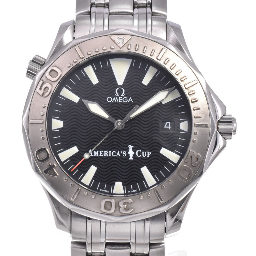 OMEGA Seamaster 300M America's Cup Limited to 9999 pieces 2533.50 WG bezel black Dial Automatic Men's
 Watch O#148691