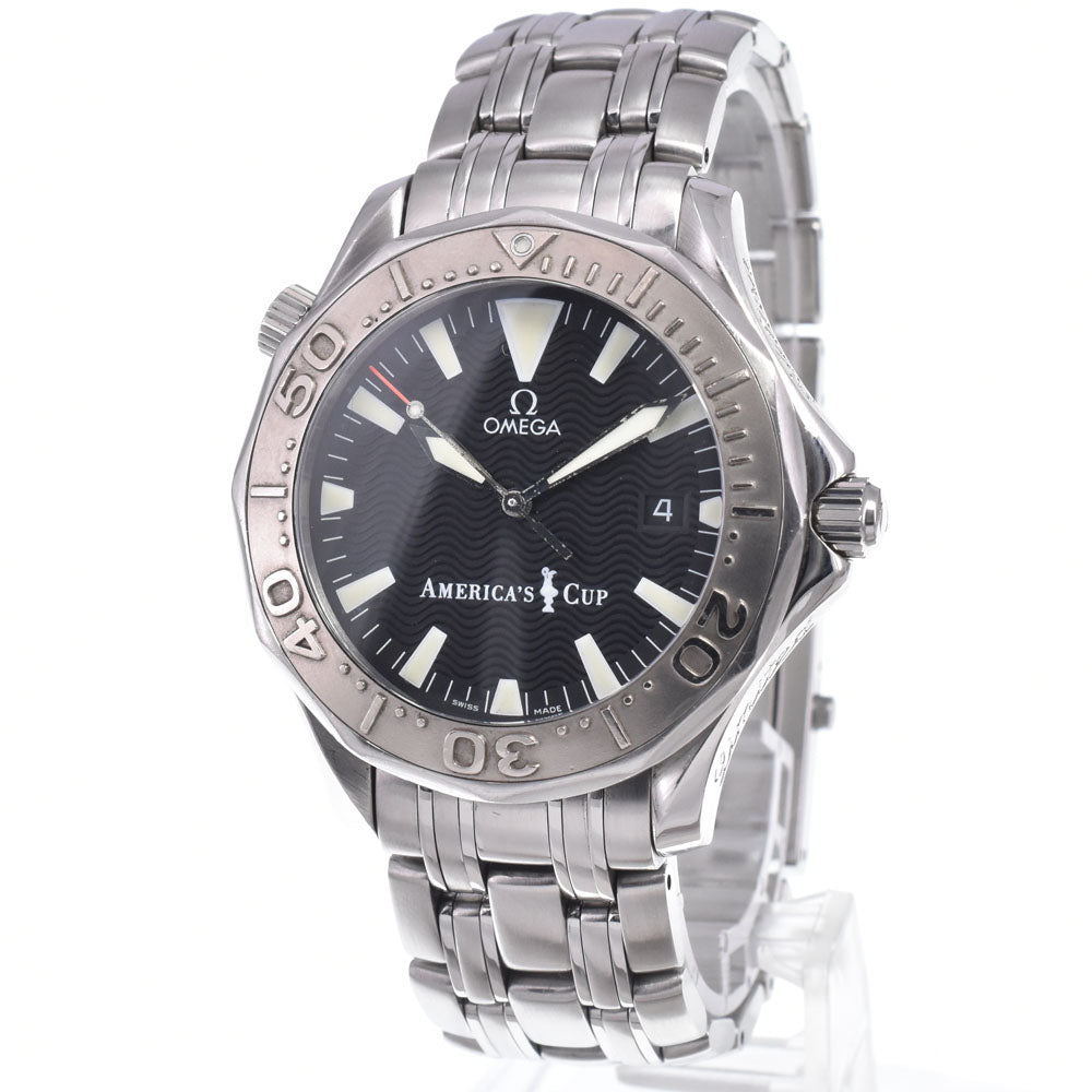 OMEGA Seamaster 300M America's Cup Limited to 9999 pieces 2533.50 WG bezel black Dial Automatic Men's
 Watch O#148691