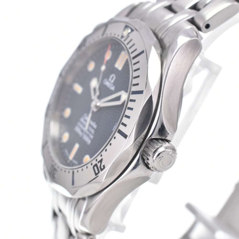 with paper OMEGA Seamaster Professional 300m 25528000 Date blue Dial Automatic Boy's
 Watch P#148692