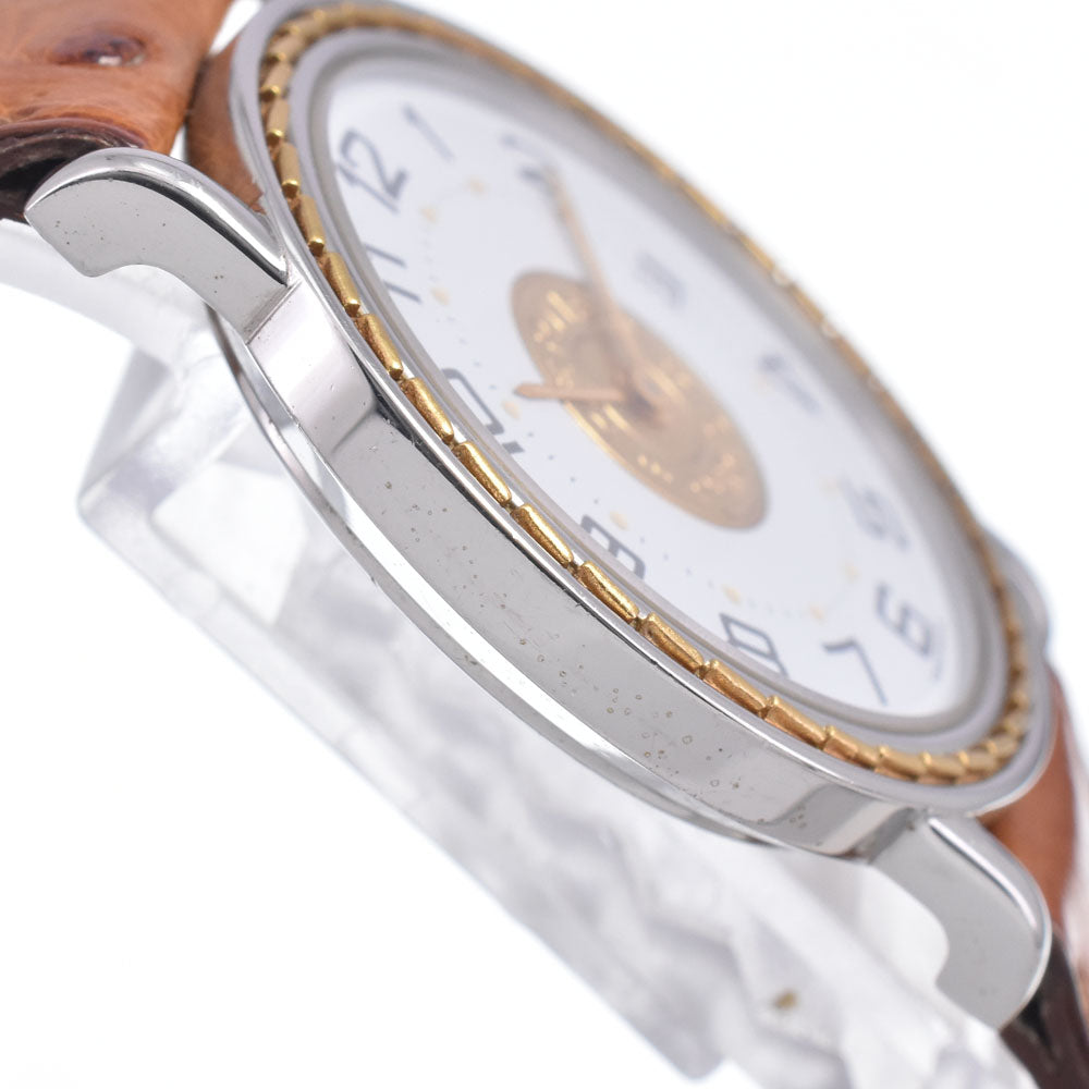 with paper HERMES Serie Date White gold Dial Quartz Men's
 Watch O#148695