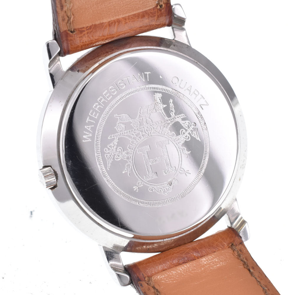 with paper HERMES Serie Date White gold Dial Quartz Men's
 Watch O#148695