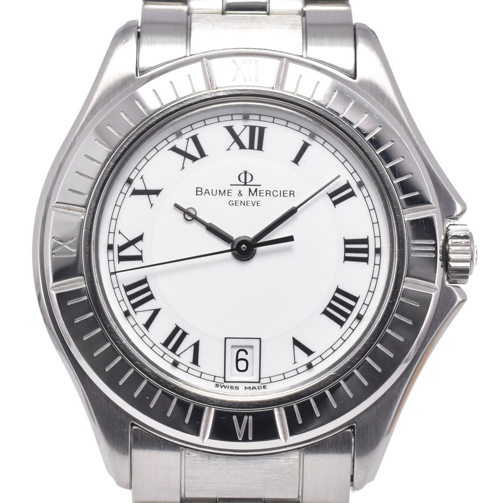 with paper Baume & Mercier MV045042 white Dial Quartz Men's
 Watch P#148697