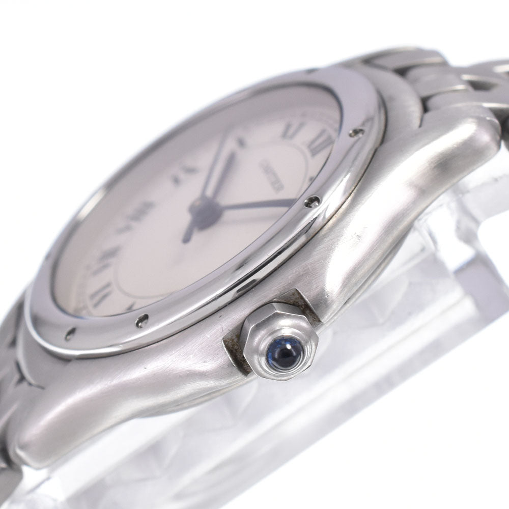 with paper CARTIER PANTHERE Cougar SM W35001F5 Date Silver Dial Quartz Unisex
 Watch N#148699